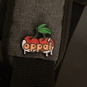 "Oppai" Cherry Lapel Pin